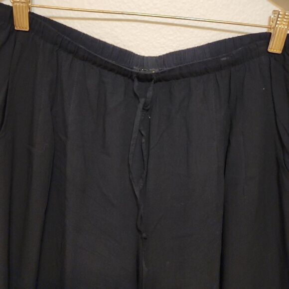 - Jams World  Large Crop Capri Pants Drawstring Black M - Picture 2 of 8